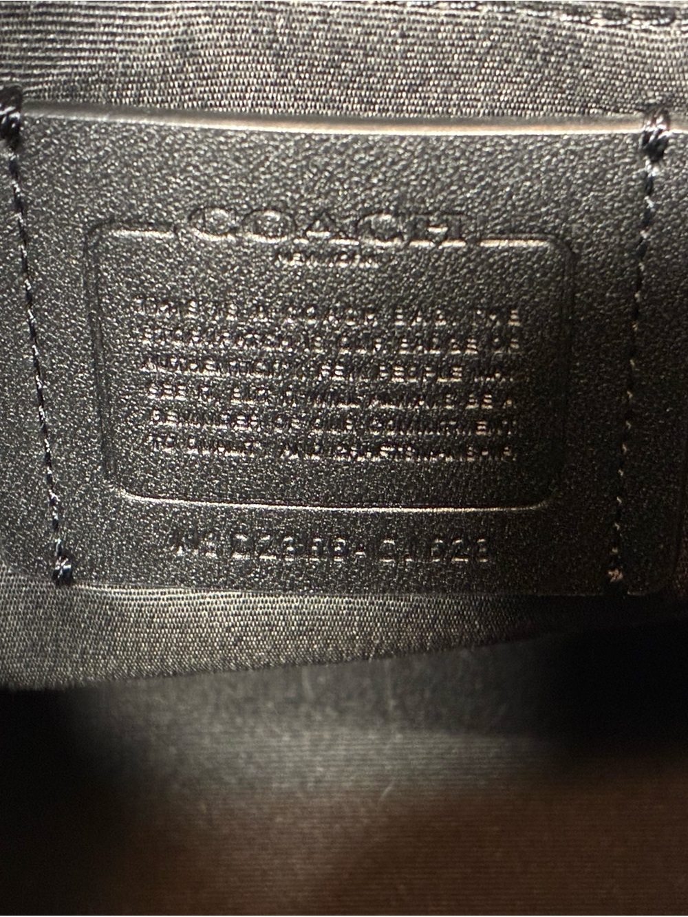 Coach Dempsey Black & White Printed Canvas Tote - Picture 7 of 7
